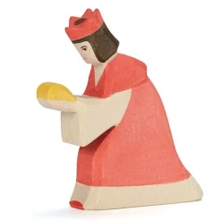 Ostheimer Houten Kerstfiguur | Koning Rood