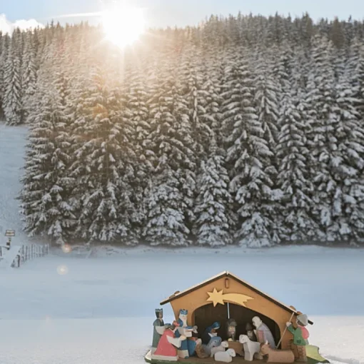 Ostheimer Houten Kerstfiguur | Koning Rood