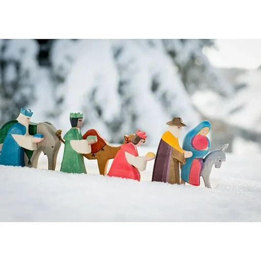 Ostheimer Houten Kerstfiguur | Koning Rood