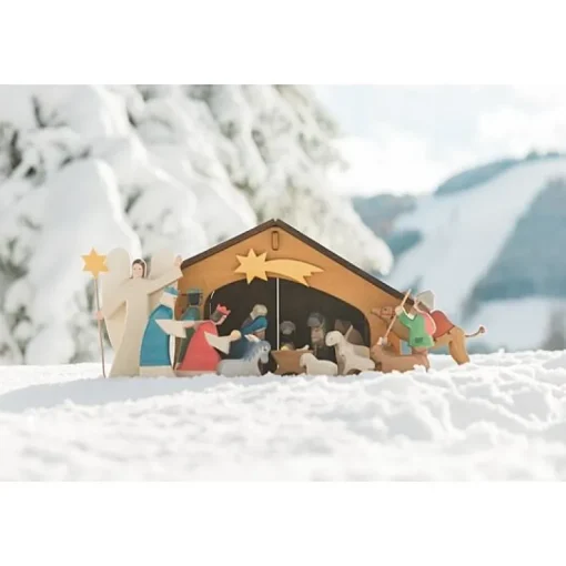 Ostheimer Houten Kerstfiguur | Koning Rood