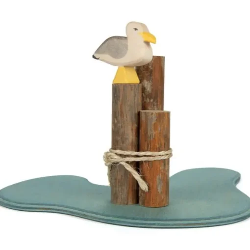 Ostheimer houten vogel - Meeuw