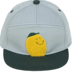 Pet Kids Skater Cap Lemon Light Blue/Dark Green