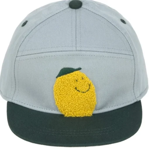 Pet Kids Skater Cap Lemon Light Blue/Dark Green