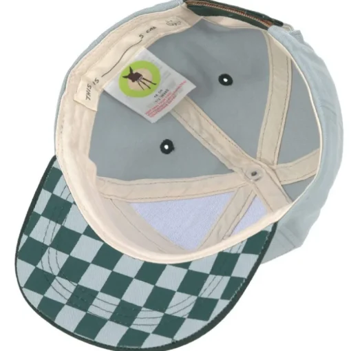Pet Kids Skater Cap Lemon Light Blue/Dark Green