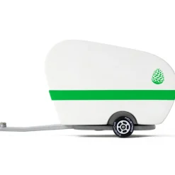 Pinecone Trailer (C479) 10,2X3,8X3,8Cm, Wooden Diecast,