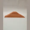 Piramide Met Natuurlijke Houtstructuren