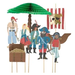 Pirates & Palm Tree Cake Toppers