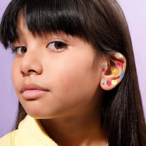 Plakoorbellen Body Art Earrings Kawaii - set van 104