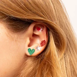 Plakoorbellen Body Art Earrings Kawaii - set van 104
