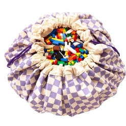 Play&Go 2 In 1 Opbergzak En Speelmat | Vichy Purple