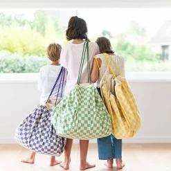 Play&Go 2 In 1 Opbergzak En Speelmat | Vichy Purple