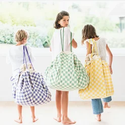 Play&Go 2 In 1 Opbergzak En Speelmat | Vichy Green