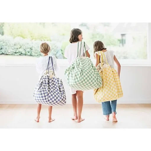 Play&Go 2 In 1 Opbergzak En Speelmat | Vichy Purple