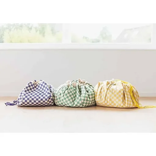 Play&Go 2 In 1 Opbergzak En Speelmat | Vichy Green