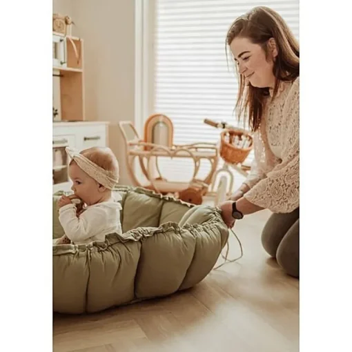 Play&Go Bloom Zachte Speeltapijt - Meadow Green