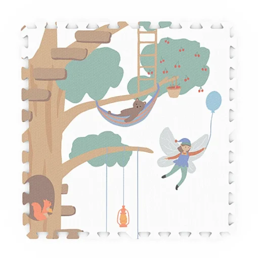 Play&Go Puzzelmat Eevaa Treehouse - 120 X 180 Cm
