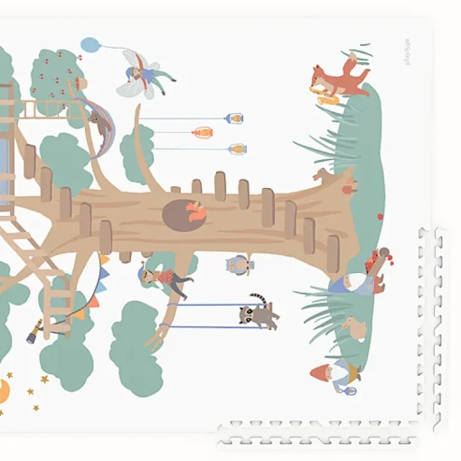 Play&Go Puzzelmat Eevaa Treehouse - 120 X 180 Cm