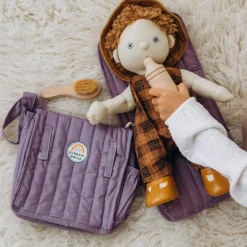 Poppenaccessoire Carrie Convertible Changing Set - Lavender