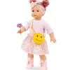 Precious Day, "Leni, Bliblablume", Roze Haar, Slaapogen, 46 Cm