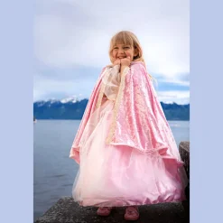 Prinsessencape In Velours - Deluxe Pink Rose