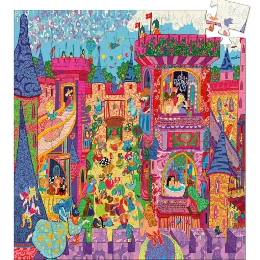 Puzzel in silhouetdoos Château féerique - 54 stukjes
