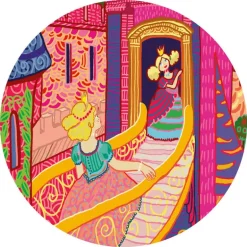 Puzzel in silhouetdoos Château féerique - 54 stukjes
