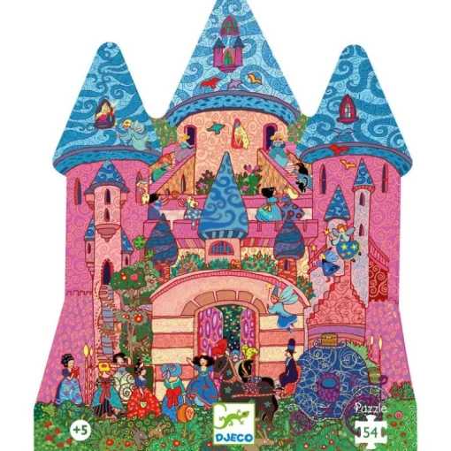Puzzel in silhouetdoos Château féerique - 54 stukjes