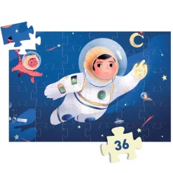 Puzzel Un astronaute dans la lune - 36 stukjes