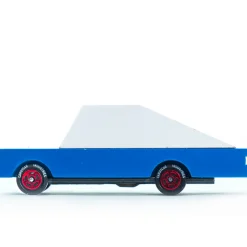 Racer Blue #8 (F830) 8,9X4,1X3Cm, Wooden Diecast, Magnetic, In