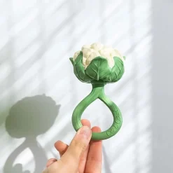 Rammelaar En Bijtspeeltje | Cauliflower Rattle Toy