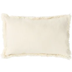 Rechthoekig Kussen Landscape Fringes Cushion Natural