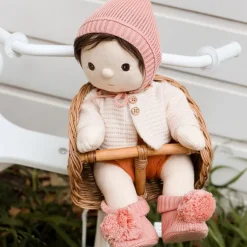 Rieten Poppendrager - Dinkum Dolls Bring-Me Basket