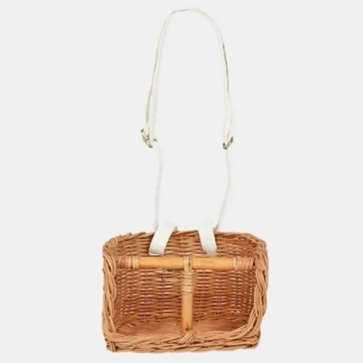 Rieten Poppendrager - Dinkum Dolls Bring-Me Basket