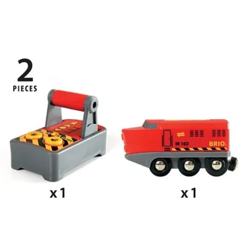 Rode Rc Locomotief