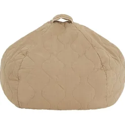 Ronde Zitzak Landscape Quilted Round Beanbag Sesame