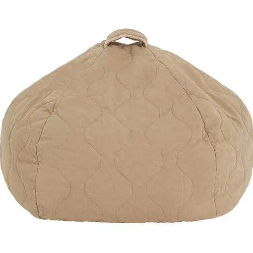 Ronde Zitzak Landscape Quilted Round Beanbag Sesame