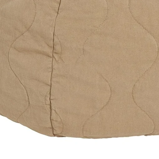 Ronde Zitzak Landscape Quilted Round Beanbag Sesame