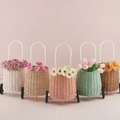 Rotan Boodschappenwagentje | Original Luggy Natural