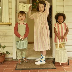 Rotan Mandje Met Deksel | Piki Basket Chalk