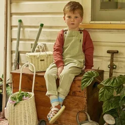 Rotan Mandje Met Deksel | Piki Basket Chalk