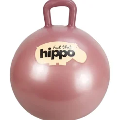 Roze springbal met pomp