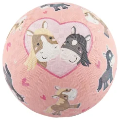 Rubberen bal Pony - 17 cm