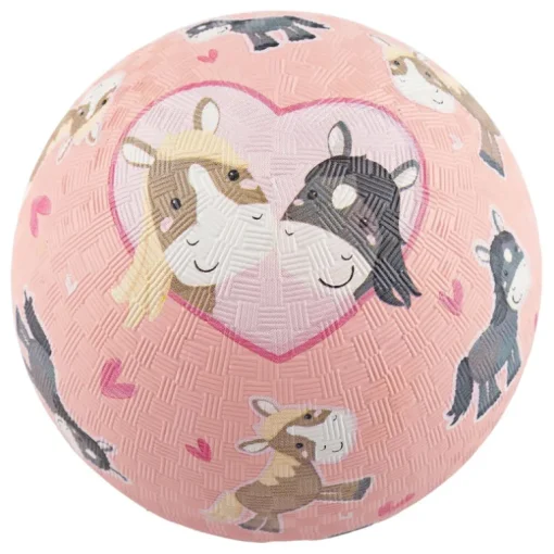 Rubberen bal Pony - 17 cm