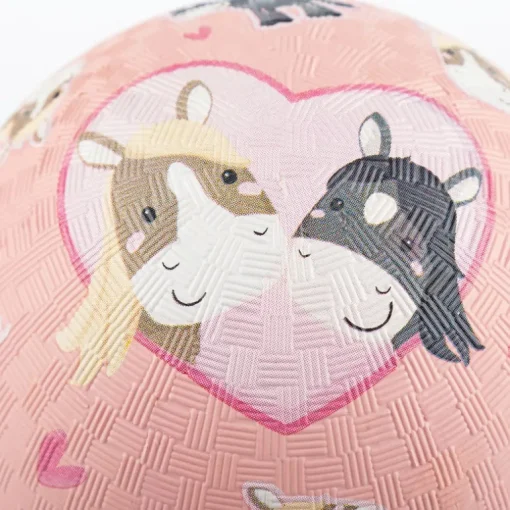 Rubberen bal Pony - 17 cm