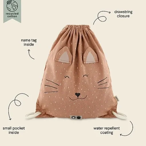 Rugzakje Met Trekkoorden - Mrs. Cat