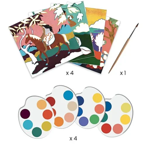 Schilderset Geïnspireerd Door Polynesië