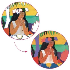 Schilderset Geïnspireerd Door Polynesië