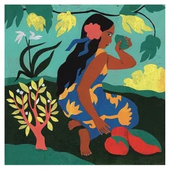 Schilderset Geïnspireerd Door Polynesië