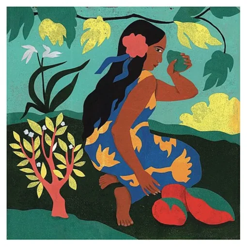 Schilderset Geïnspireerd Door Polynesië