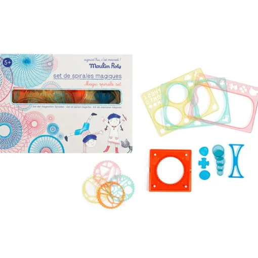 Set met magische spiralen Aujourd'hui c'est mercredi